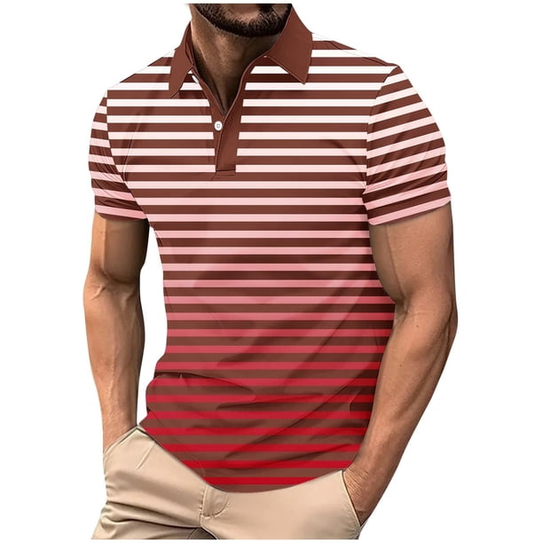 Mens Manga Corta Botón Abajo Camisas con Bolsillo Pulover Botón de Impresión de la Camisa de Solapa de Poliéster Cuello de Vuelta, Blusa Casual para Hombres