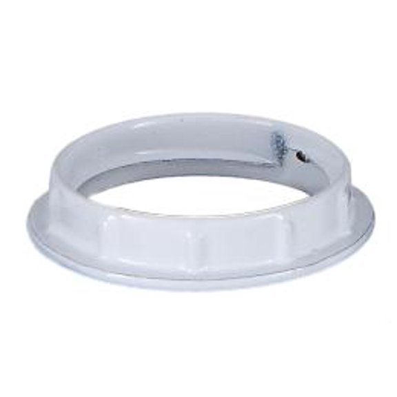B&P Lamp® Die cast metal ring for threaded porcelain medium socket, 2 1/16" O.D.