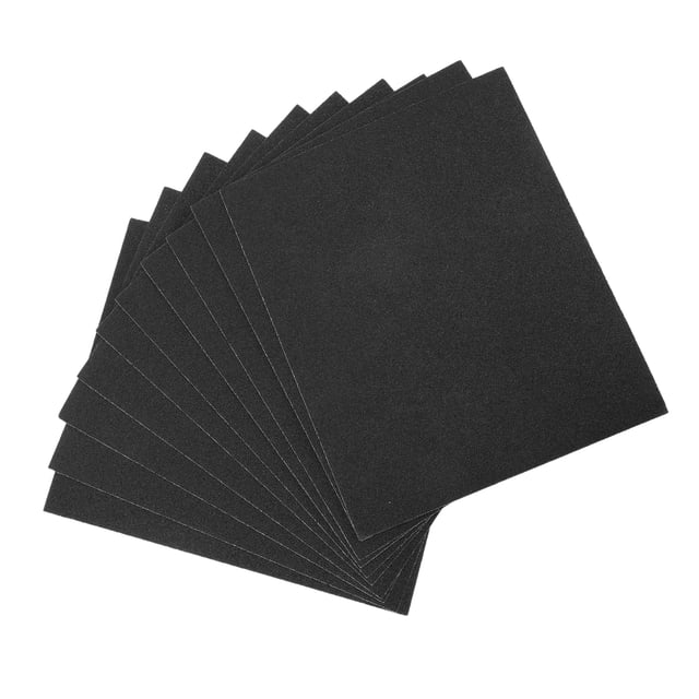 Discos de lijado universales de 9 x 11 pulgadas, 60 granos, hojas de lijado con gancho y lazo, carburo de silicio, 12 piezas