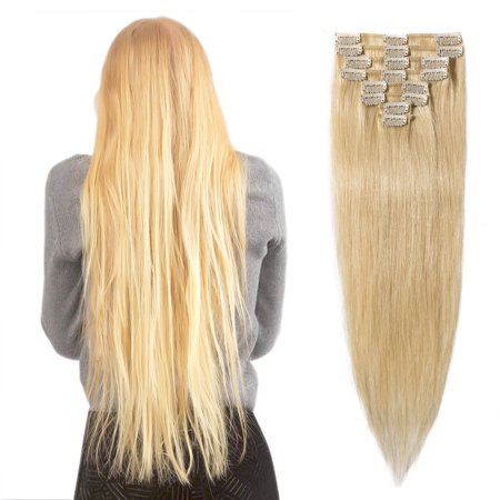 S Noilite Clip In 100 Remy Human Hair Extensions Grade 7a Quality