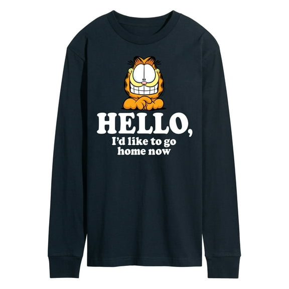 Garfield - Hello Go Home Now - Men's Long Sleeve T-Shirt