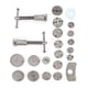 thumbnail image 3 of Kit de herramientas de rebobinado de pistón de pinza de freno de disco universal de 22 piezas para reparación de automóviles, 3 of 10
