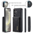 thumbnail image 5 of 2 in 1 Wallet Case for Samsung Galaxy S25+ Plus for Women Men, Detachable Cards Holder Magnetic Back Cover Stand Feature Shockproof Premium PU Leather Phone Cover for Samsung Galaxy S25+, Black, 5 of 12