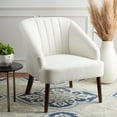 thumbnail image 2 of SAFAVIEH Quenton Accent Chair, White, 2 of 13