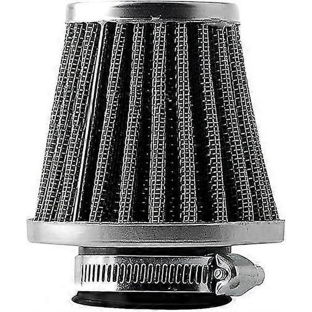 Filtro de aire para motocicleta, filtros de admisión, filtro de admisión con abrazadera, kit universal de filtro de admisión para motocicleta