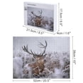 thumbnail image 5 of Close-up of A Red Deer Stag in Winter Jigsaw Puzzles 1000 Pieces for Adults, Challenging Puzzle Perfect for Game Nights, 5 of 5
