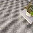 thumbnail image 6 of Nourison Courtyard Indoor/Outdoor Ivory/Charcoal 8' x Round Area Rug (8 Round), 6 of 9
