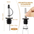 thumbnail image 2 of 12 Pack Liquor Pour Spout With Dust Caps - Bottle Pourers for Alcohol, Olive Oil - Speed Pourers, Bar Bartender Accessories, 2 of 6