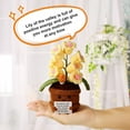 thumbnail image 6 of BQBQERT Positive Flower Emotional Supports Crochet Plant Positive Crochet Flower Home Decoration Sweet for Friend, 6 of 7