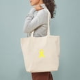 thumbnail image 3 of CafePress - Yellow Ribbon Tote Bag - Unisex Canvas Tote Bag, Beige, 1-Piece, 3 of 7