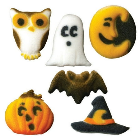 - Cutie Creepers Mini Assortment Sugar Decorations Toppers Cupcake Cake Cookies 12 Count Halloween