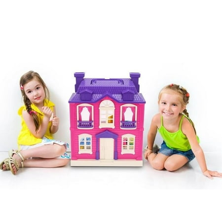 Creative Movement Music - Dollhouse Miniature with Furniture, DIY Dollhouse Kit with Light and Music Movement, Creative Room for Christmas Gifts Idea