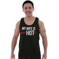 thumbnail image 6 of Funny Husband Humor My Wife is Hot Men Big & Tall Tank Top Brisco Brands 2X, 6 of 6