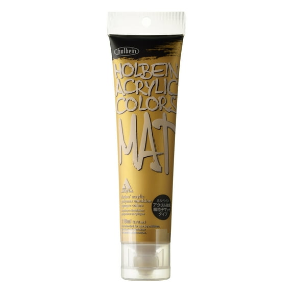 Holbein Mat Acrylic Color, 110ml, Gold
