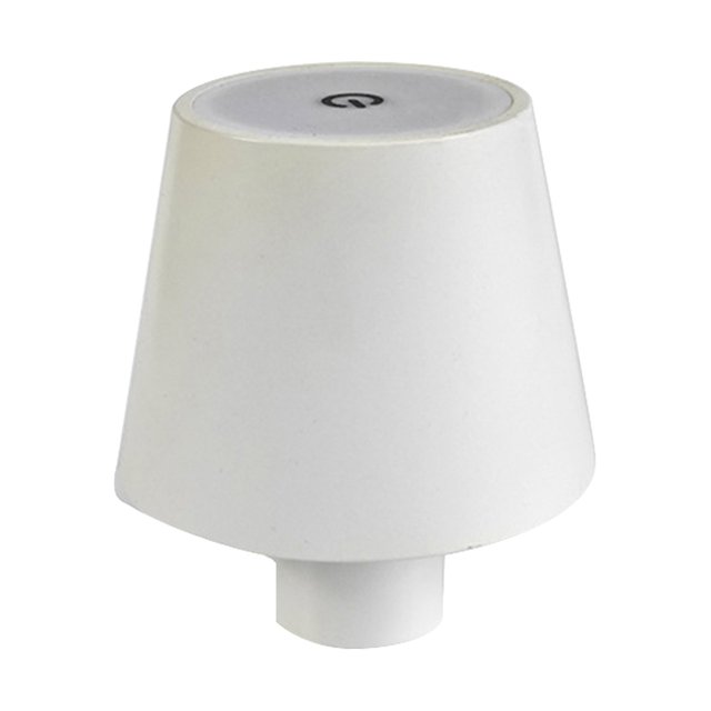 Lámpara Mesa LED Recargable 2000 MAh Botella Regulable Táctil (lisa) Blanca