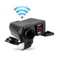 thumbnail image 1 of 12-24v cargador USB de extensión de motocicleta dispositivo de encendedor de cigarrillos voltímetro led, rojo Feliz Sencillez, 1 of 5