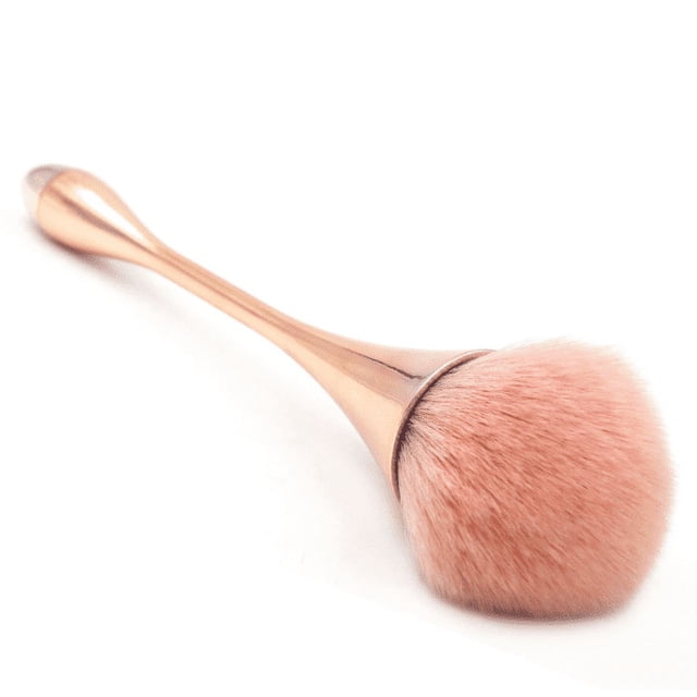 Brocha para polvos minerales súper grande, brochas de maquillaje, brocha para base suave y esponjosa, brocha para rubor, brocha para polvos profesional para maquillaje diario Ormromra CZMR-HQ12
