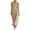 Khaki, variant on Maxi Dresses for Women Cowl Neck Sleeveless Cotton Linen Dress Side Buttons Slit Summer Beach Vacation Casual Sundress Mint Green XXL