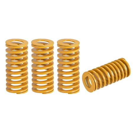 

Die Spring 4 Pack 30mm OD 65mm Long Spiral Stamping Light Load Compression Die Springs Yellow