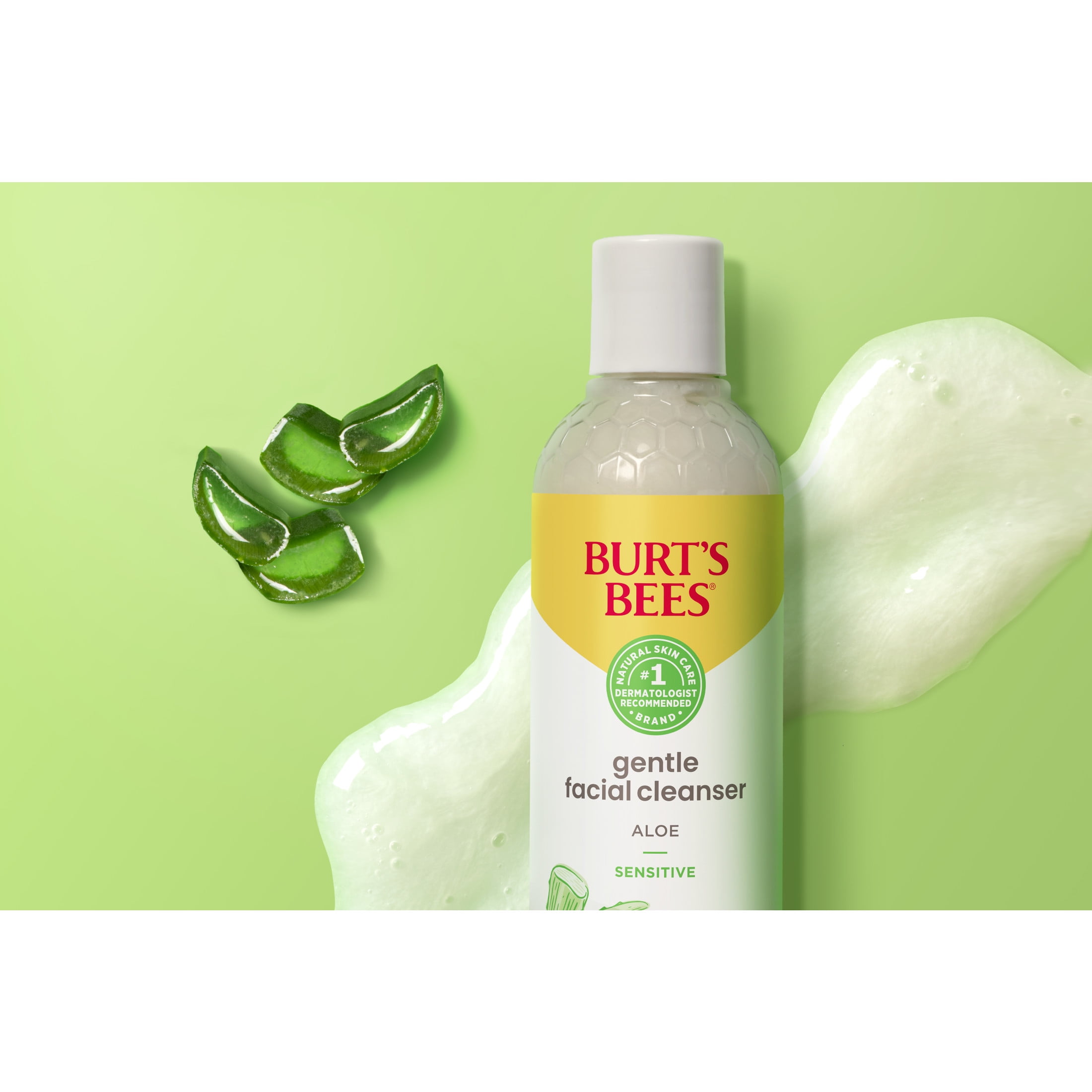 Burt's Bees Gentle Facial Cleanser for Sensitive Skin, with Aloe Vera