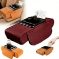 thumbnail image 2 of Multifunctional Pu Leather Car Armrest Box Mat,2026 New 5-in-1 Multifunctional Car Arm Rest Cover Pad with 2 Center Console Cup Holder,for Storing Tissues,Phones,Wallets,Drinks,for Most Cars (Gray), 2 of 8