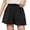 Black, variant on MDUKONU Women's Linen Walking Shorts Soft Cotton Above Knee with Side Pockets Green M