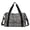 white, variant on UNIXINU Trendy Leopard Print Travel Duffels Bag with Adjustable Strap Lightweight Overnight Bag for Yoga Workout Weekend Trips Casual Activities