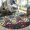 thumbnail image 2 of SAFAVIEH Ikat Jane Paisley Wool Area Rug, Beige/Blue, 2' x 3', 2 of 10