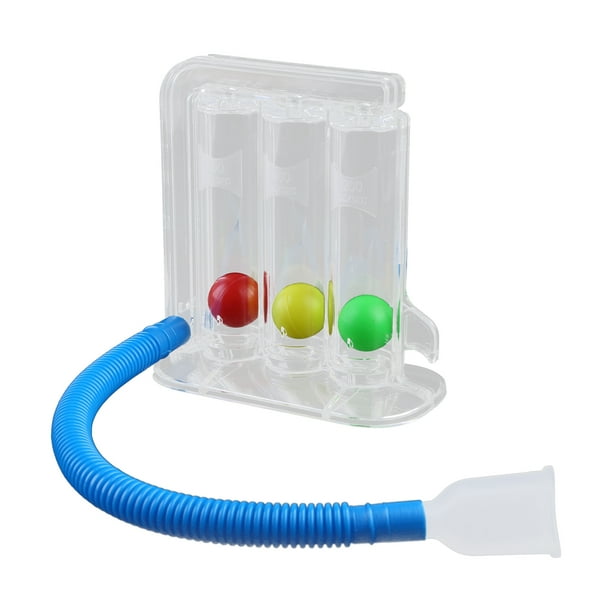 HESITONE 3Ball Deep Breathing Exerciser Capacity Training Device Incentive Spirometer