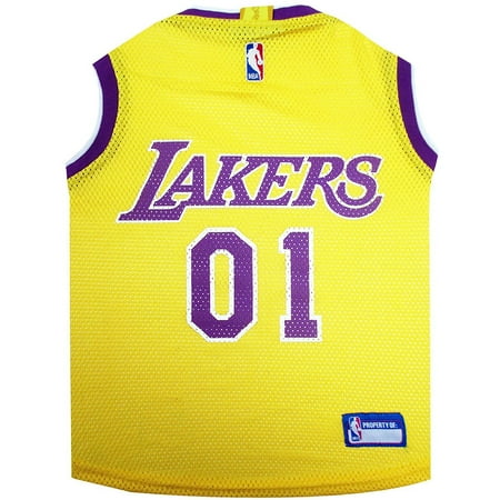 UPC: 0849790028852 | Pets First NBA La Lakers Mesh Basketball Jersey for DOGS & CATS – Licensed  Comfy Mesh  21 Basketball Teams / 5 sizes