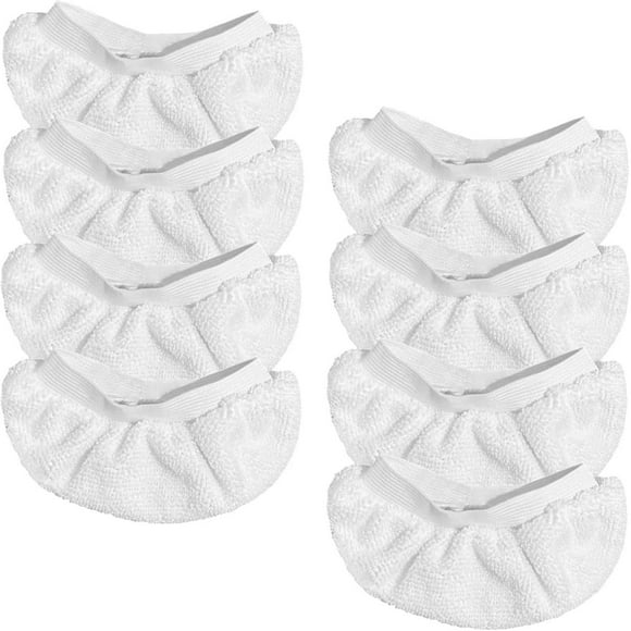 KEINXS 8 Pack Steam Cleaner Accessories for Most Handheld Steam Cleaner - Microfiber Cloths Cover Compatible with Bissell Steam Shot Dupray PurSteam Comforday Steam Cleaner