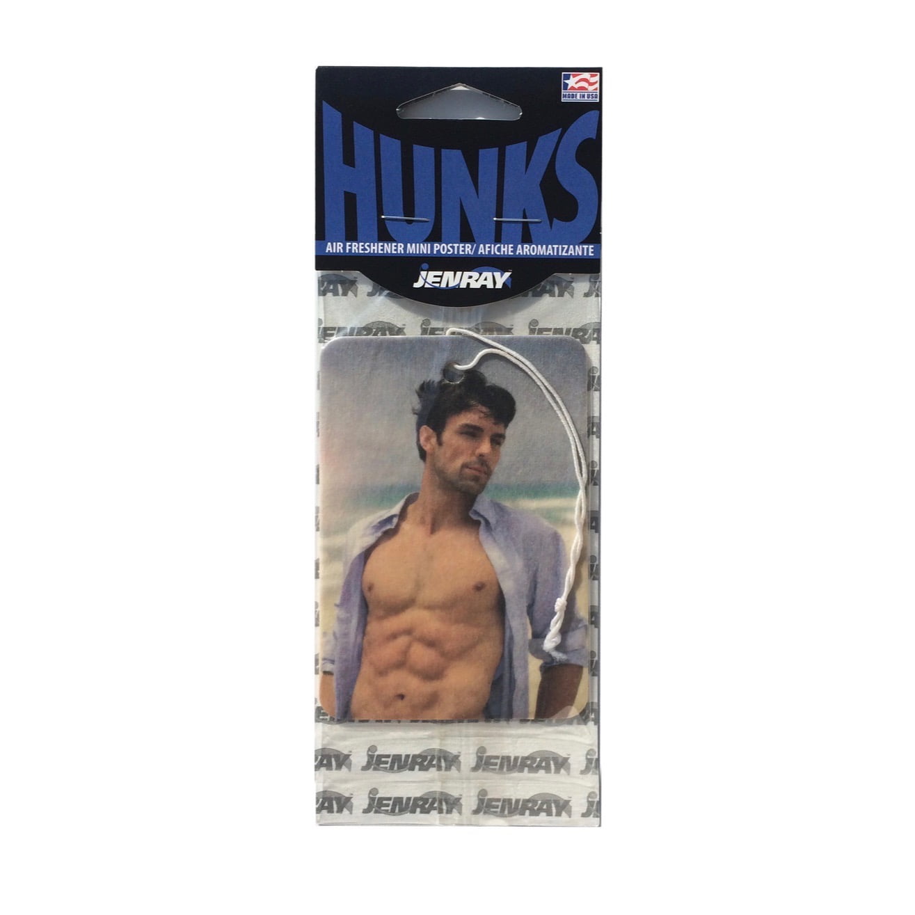 Hunks Men Male Car Air Fresheners 12/pk Assorted Designs