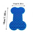 thumbnail image 3 of KMWGRE Interactive Pet Slow Feeder Lick Mat Pad with Suction Cups for Dogs and Cats Enrichment Mealtime Activity C 18x11cm, 3 of 4