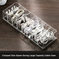thumbnail image 1 of Cable Case Space Saving Wires Container Craftsmanship Earphone Containing Wire Organizer Management Bin Anti-dust Storage Box 25*8*4.5cm S, 1 of 7