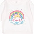 thumbnail image 3 of Inktastic 4th Birthday Unicorn Rainbow Cute Girls Toddler Sweatshirt, 3 of 4