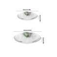 thumbnail image 2 of Nordic Style Modern Rounded Shape Fruit Plate Household Crystal Glass Pearlescent White Simple Snack Storage Creative Ceramic Salad, 2 of 7