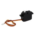 thumbnail image 1 of RC Steering Servo, Long Lasting Black Plastic Perfect Fit RC Boat Servo  For Spare Parts, 1 of 8