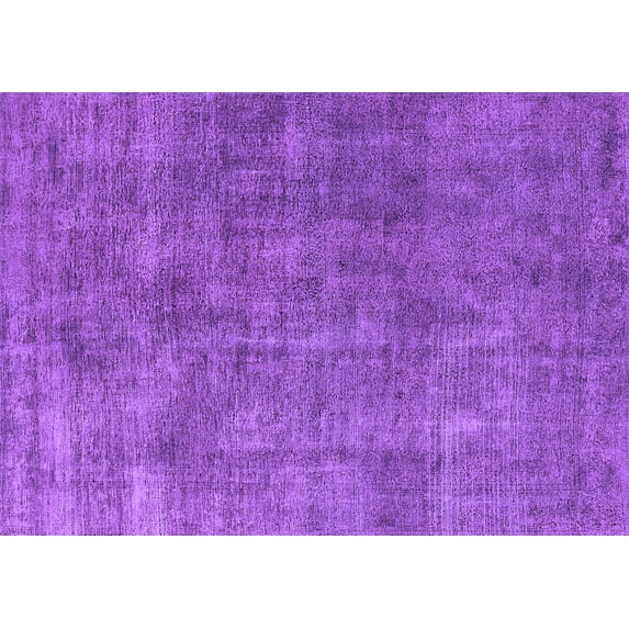 Ahgly Company Indoor Rectangle Oriental Purple Industrial Area Rugs, 5' x 8'