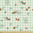 thumbnail image 2 of Botany Upholstery Fabric by the Yard, Continuous Pattern of Pine Branches Berries and Cones, Decorative Fabric for DIY and Home Accents, Off White Multicolor by Ambesonne, 2 of 5