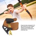 thumbnail image 4 of Outdoor Archery Finger Tab,Soft PU Leather Archery Finger Protect Guard  For Recurve Bows, 4 of 8