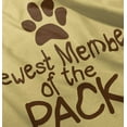 thumbnail image 5 of Newest Member Of The Pack Paw Print Toddler Boy Girl T Shirt Infant Toddler Brisco Brands 3T, 5 of 6