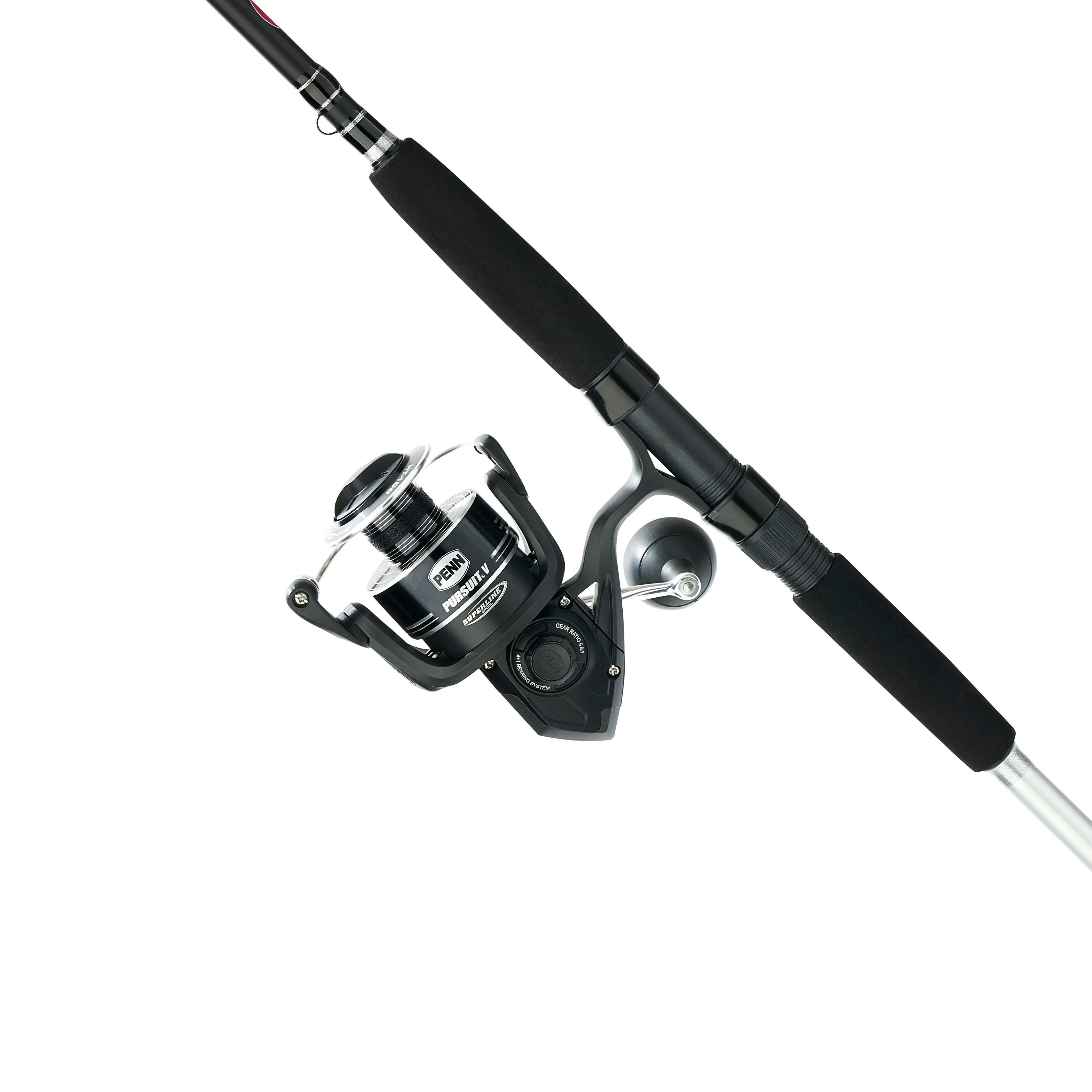 PENN Pursuit V Spinning Fishing Combo, 10' Heavy Rod, 8000 Size Reel
