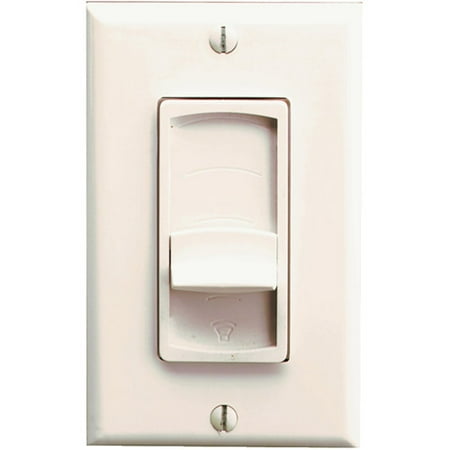 Pro-Wire VX-100I Impedance-Matching Stereo In-Wall Slider Volume Control, Ivory