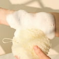 thumbnail image 2 of STPToys Bath Sponge Shower Loofahs for Bathroom,Mesh Pouf Bath Scrunchies Body Wash Puff Shower Puff - White, 2 of 9