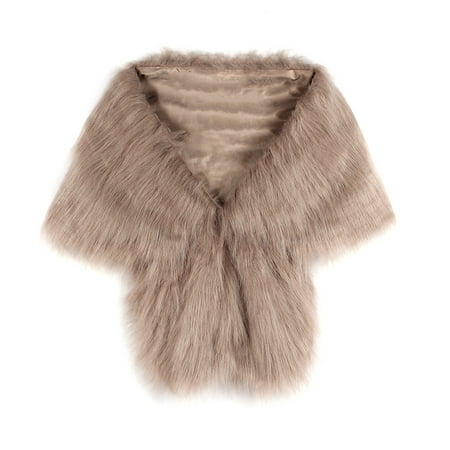 - Bridal Fur Lapel Shawl Butterfly Shaped Shawl Faux Fur Coat