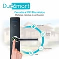 thumbnail image 3 of Cerradura Biométrica WiFi Duosmart F30 para Exterior, 3 of 5