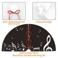thumbnail image 4 of Pofeuu Piano Keys With Musical Notes Print Christmas Tree Skirt, Merry Christmas Skirt Xmas Tree Ornaments for Xmas Holiday Party Decorations-36", 4 of 7
