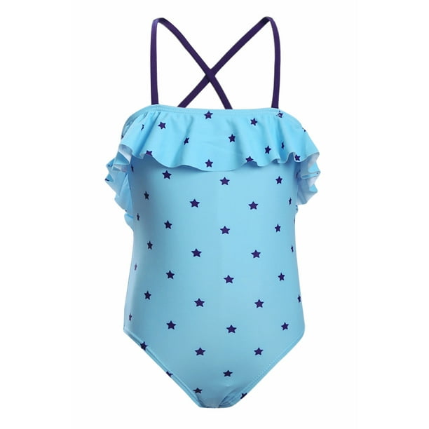 Patterned Swimsuit - Turquoise/patterned - Kids