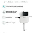thumbnail image 2 of 2' x 6' Concealed In-Wall Toilet Tank Carrier System for Back to Wall Toilet, 2 of 5
