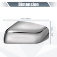 thumbnail image 3 of Unique Bargains Paire Voiture Rétroviseur Couvercle Couvercle Chromé de Remplacement pour Land Rover Gamme Rover Sport Découverte, 3 of 6